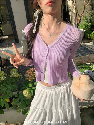 ice silk sun cardigan