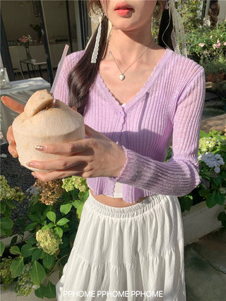 ice silk sun cardigan