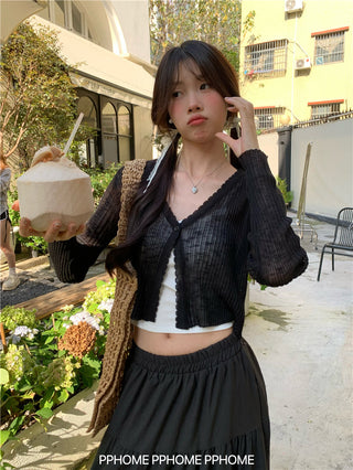 ice silk sun cardigan