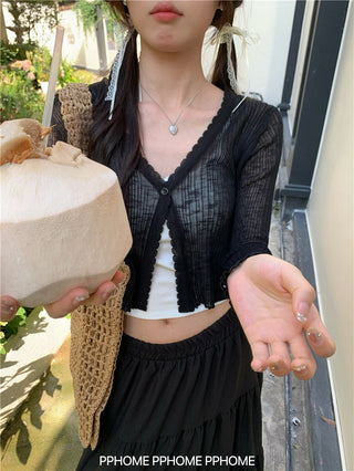 ice silk sun cardigan