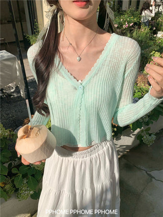 ice silk sun cardigan