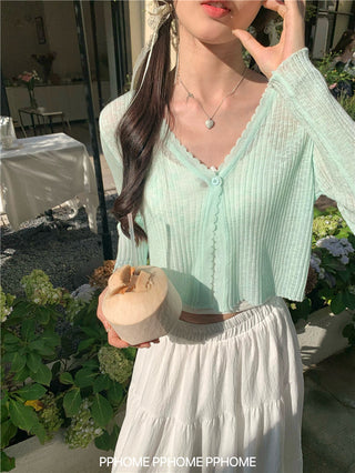 ice silk sun cardigan