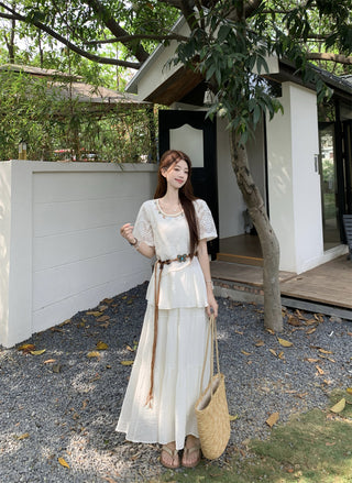 hollow sun protection blouse