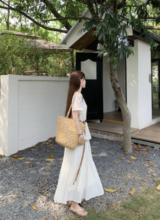 hollow sun protection blouse