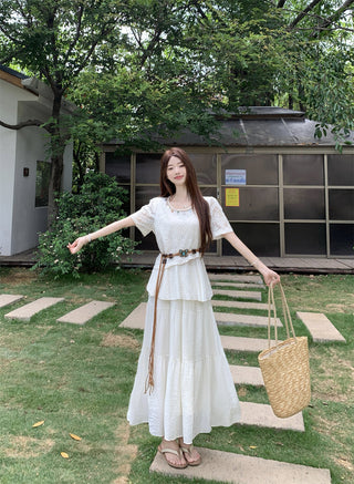 hollow sun protection blouse