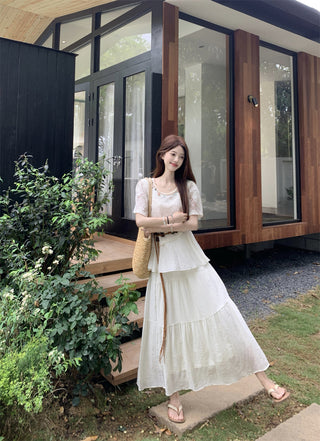 hollow sun protection blouse