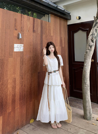 hollow sun protection blouse