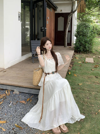 hollow sun protection blouse