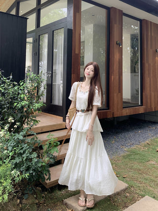 hollow sun protection blouse