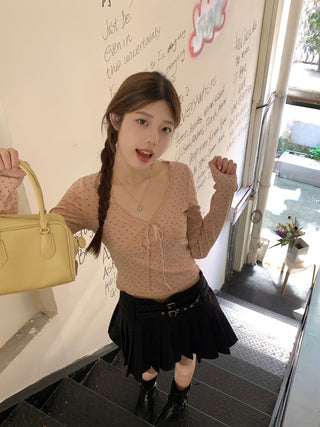 white drawstring base Top