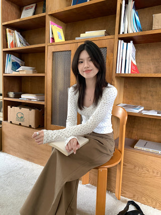 white drawstring base Top