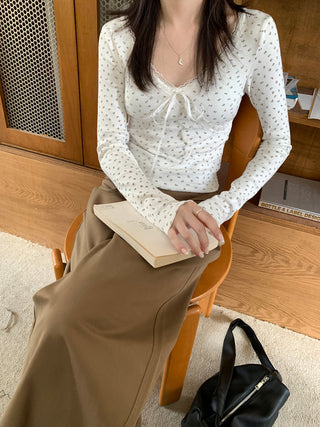 white drawstring base Top