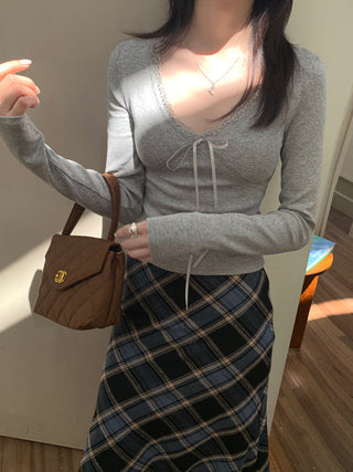 white drawstring base Top