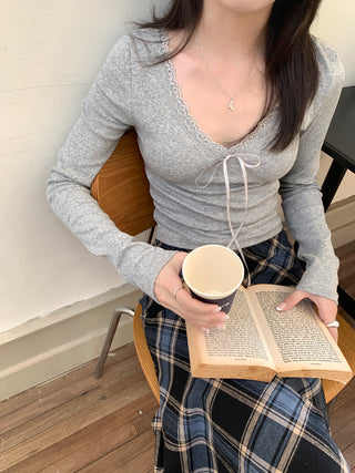 white drawstring base Top