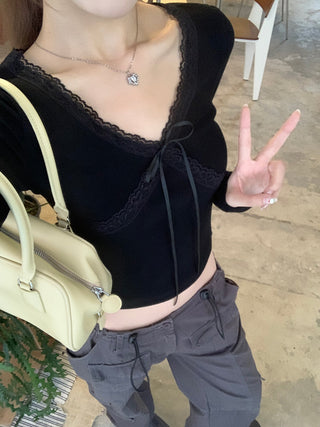 white drawstring base Top