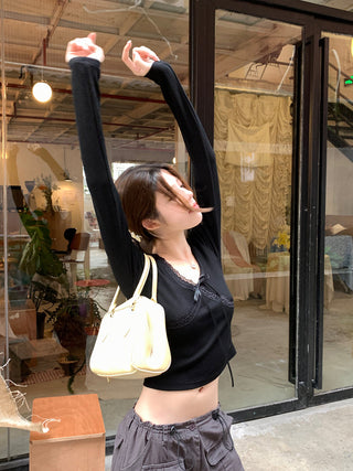 white drawstring base Top