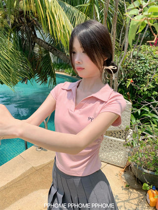 doll collar sport shirt