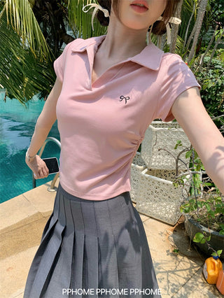 doll collar sport shirt