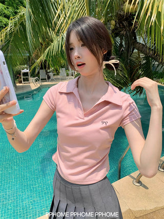 doll collar sport shirt