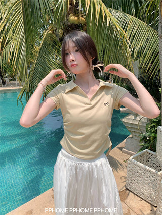 doll collar sport shirt