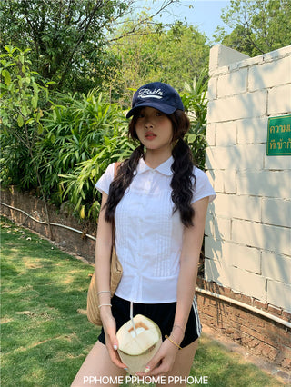 swing collar tee top
