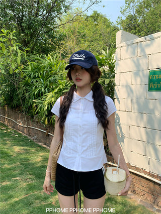 swing collar tee top