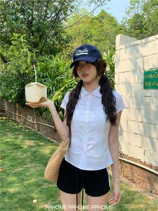 swing collar tee top