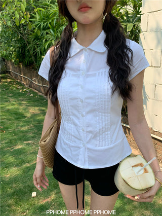 swing collar tee top