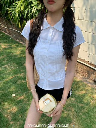 swing collar tee top