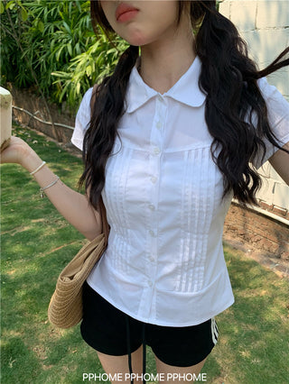 swing collar tee top