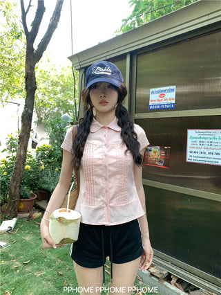 swing collar tee top