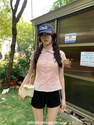 swing collar tee top