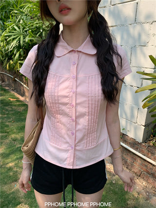 swing collar tee top