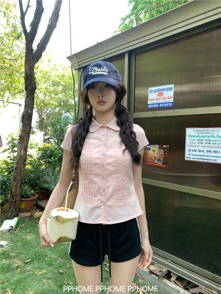 swing collar tee top