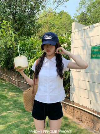 swing collar tee top