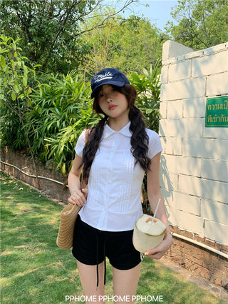 swing collar tee top