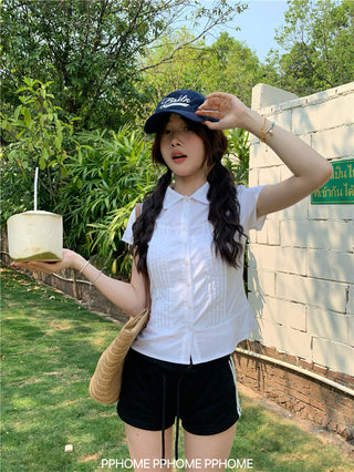 swing collar tee top