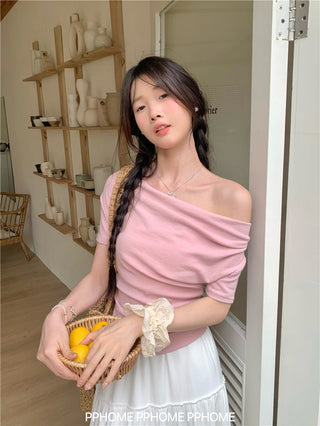 right-angle round tee top