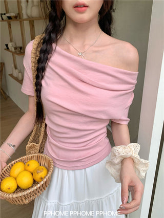 right-angle round tee top