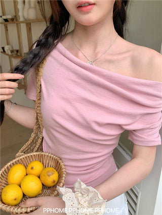 right-angle round tee top