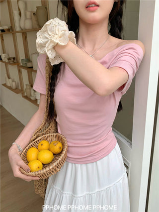 right-angle round tee top