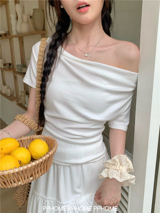 right-angle round tee top