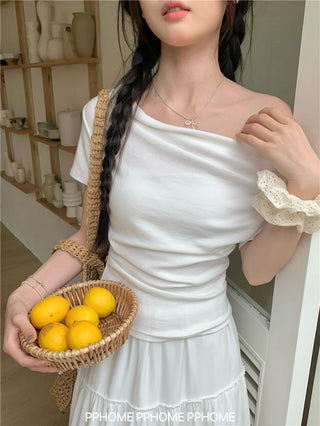 right-angle round tee top