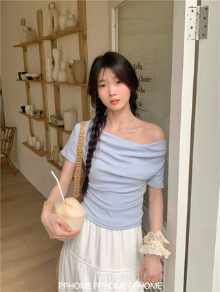 right-angle round tee top