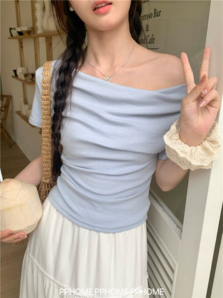 right-angle round tee top