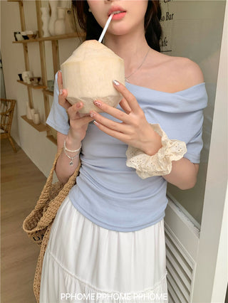 right-angle round tee top