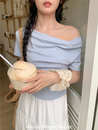 right-angle round tee top