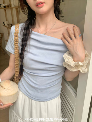 right-angle round tee top