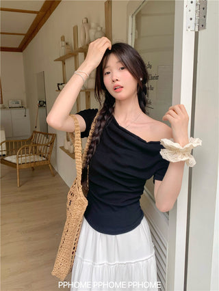 right-angle round tee top