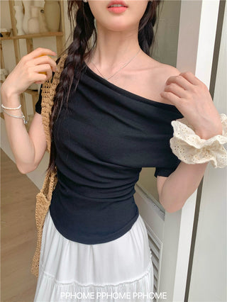 right-angle round tee top